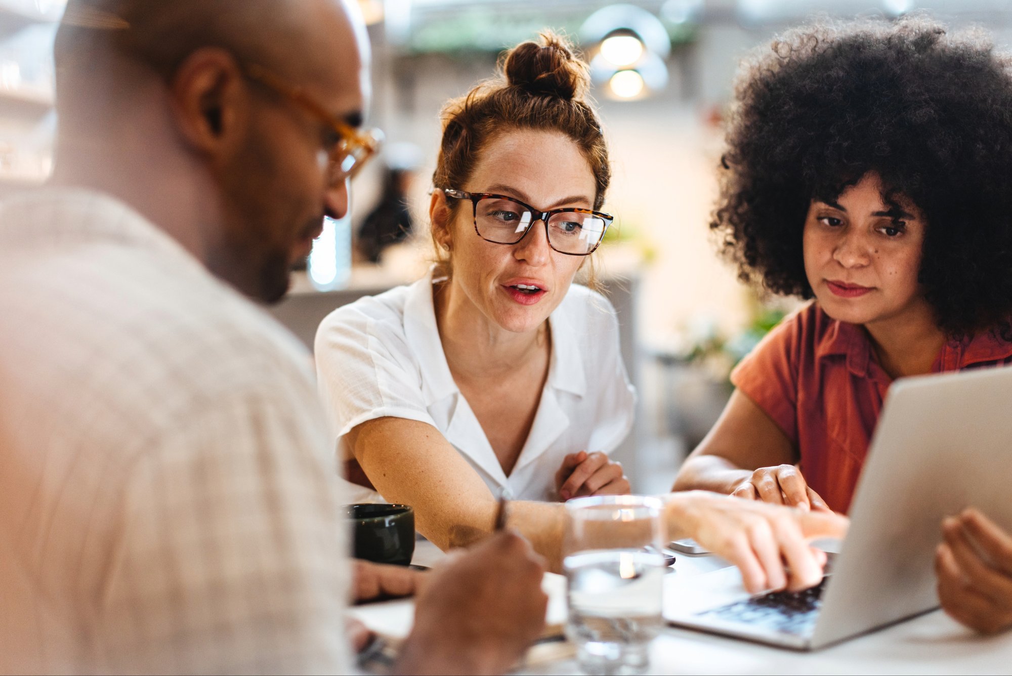Team reviewing every employee benefits angle