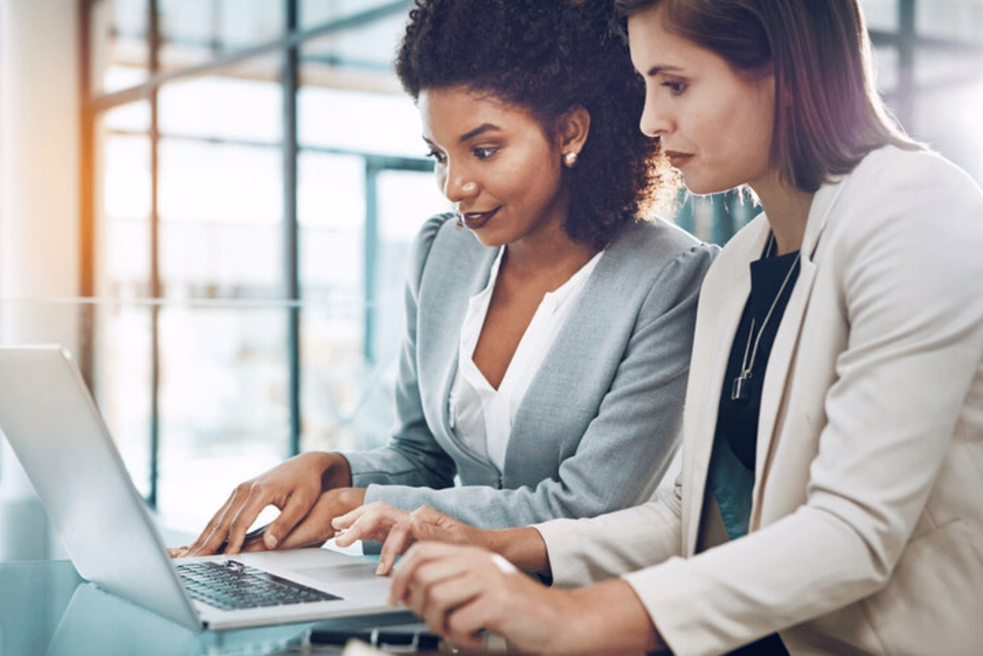 Human resource professional reviewing compliance