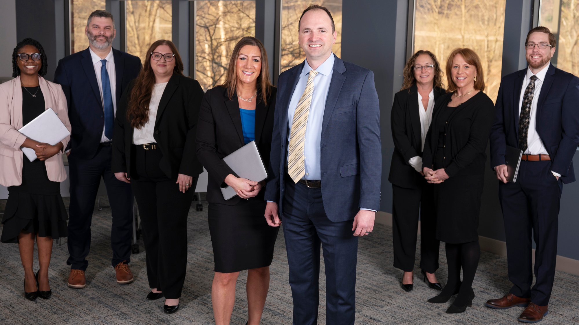 TruePlan team group photo with President Noah Buck and Vice President Kylee Hall in center